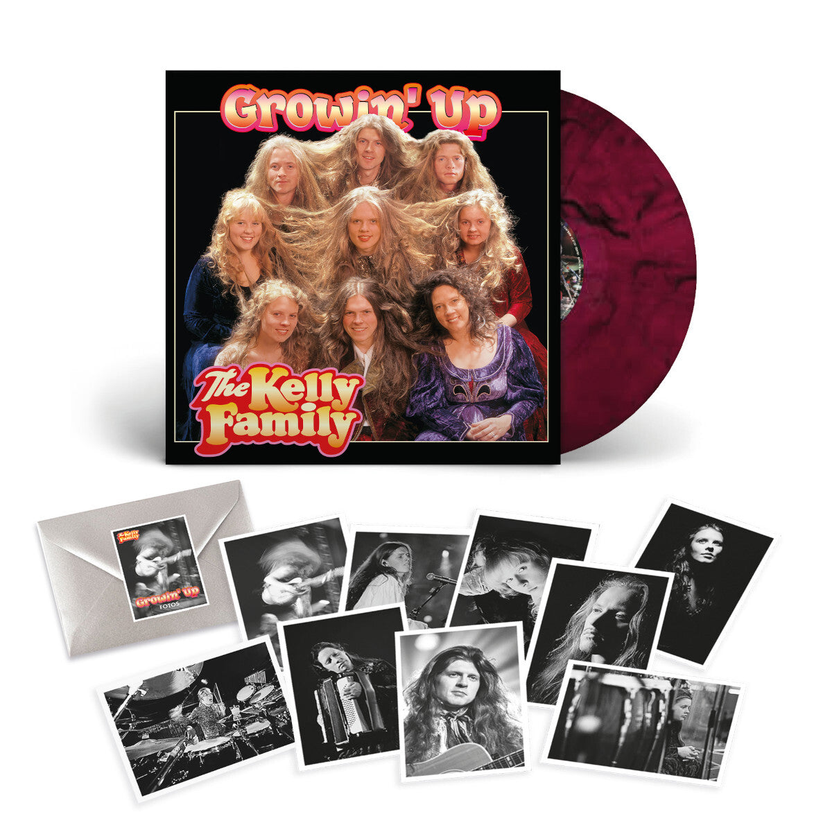 The Kelly Family Growin' Up Limited Coloured LP + 9 Photos 287926