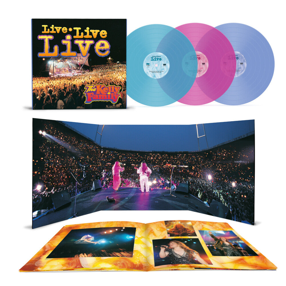 The Kelly Family Live Live Live Limitierte Nummerierte Farbige 3LP 331333